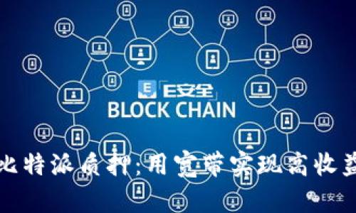 比特派质押：用宽带实现高收益