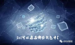 Sol可以存在哪些钱包中?