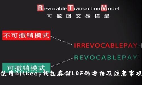 使用BitKeep钱包存储LEF的方法及注意事项