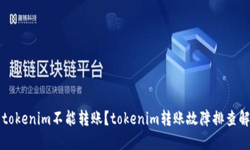 为什么tokenim不能转账？tokenim转账故障排查解决方案