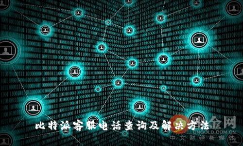 比特派客服电话查询及解决方法