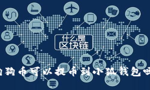 狗狗币可以提币到小狐钱包吗?