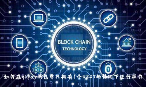 如何在qkpay钱包中只拥有1个USDT的情况下进行操作