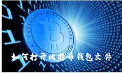 如何打开比特币钱包文件