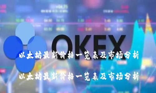 以太坊最新价格一览表及市场分析

以太坊最新价格一览表及市场分析