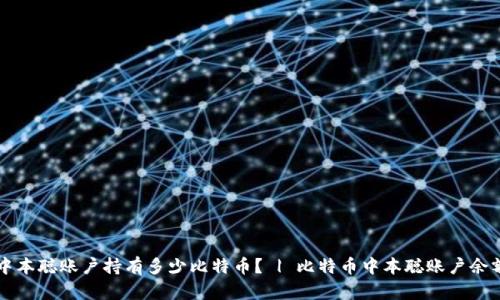 中本聪账户持有多少比特币? | 比特币中本聪账户余额