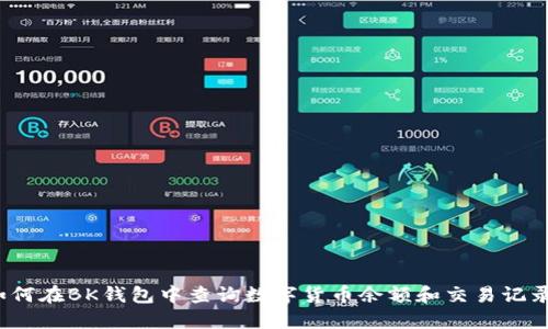 如何在BK钱包中查询数字货币余额和交易记录?