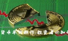 2023年加密货币单价排行:投资者必知的趋势与分
